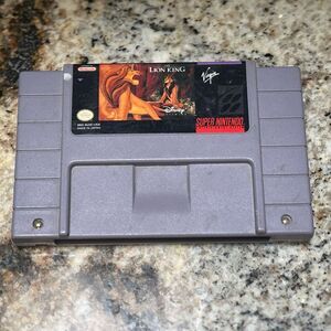 SNES Disney Lion King Video Game
